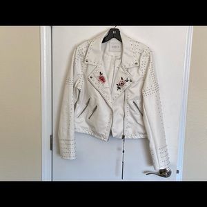 Blanknyc faux leather coat